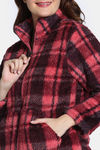Zivame Soft Snuggles Fur Loungewear Set - Scarlet Smile — thumbnail 5